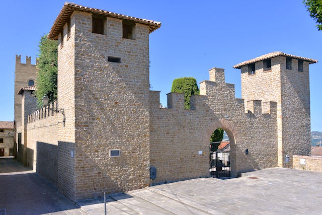 ingresso al Castello di Tavoleto