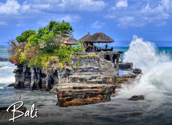 tempio nell'isola di Bali