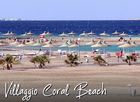 spiaggia villaggio coral beach hurghada