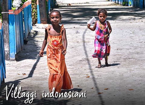 villaggi indonesiani a Raja Ampat