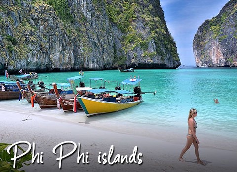 spiaggia alle phi phi islands
