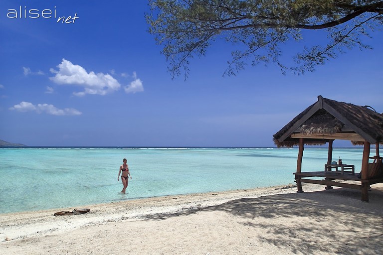 Lombok ; una spiaggia di Gili Meno
