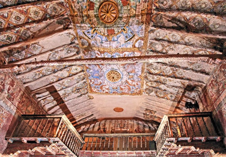 soffitto della chiesa Vergine Purificata di Canincunca a Wari
