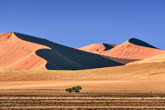 le prime alte dune di Sossusvlei