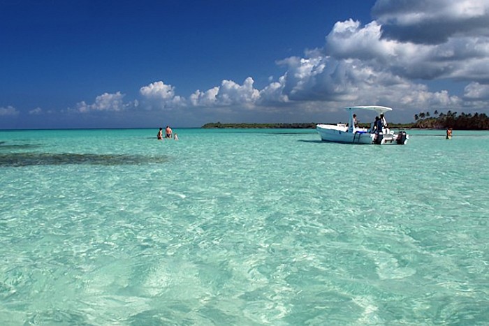 fermata in una ampia baia