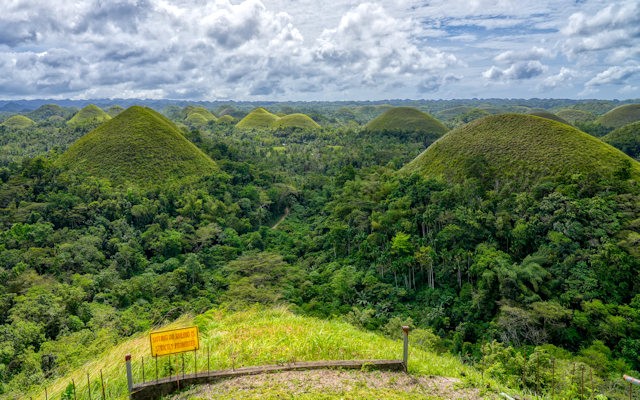 scorcio sulle Chocolate Hills