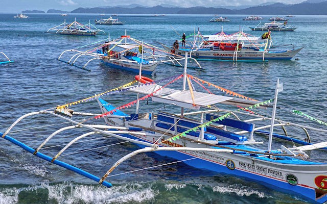 Barche per l'Underground River