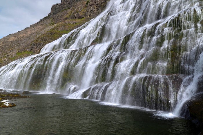 parte inferiore di Dynjandifoss