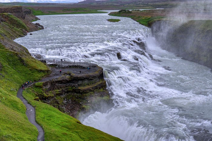 terrazza panoramica Gullfoss