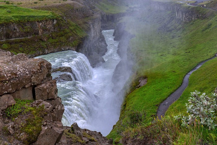canyon secondo salto di Gullfoss