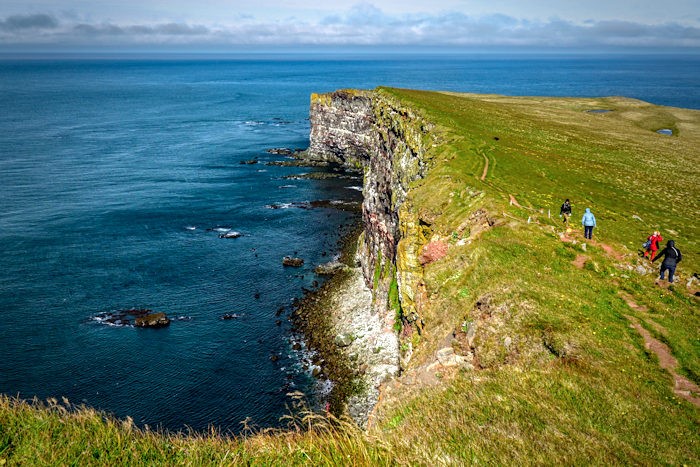 altro tratto scogliera di Latrabjarg