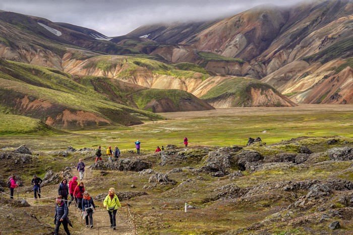 verdi monti Landmannalaugar