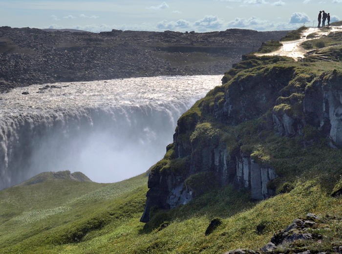 terrazza panoramica cascata Dettifoss