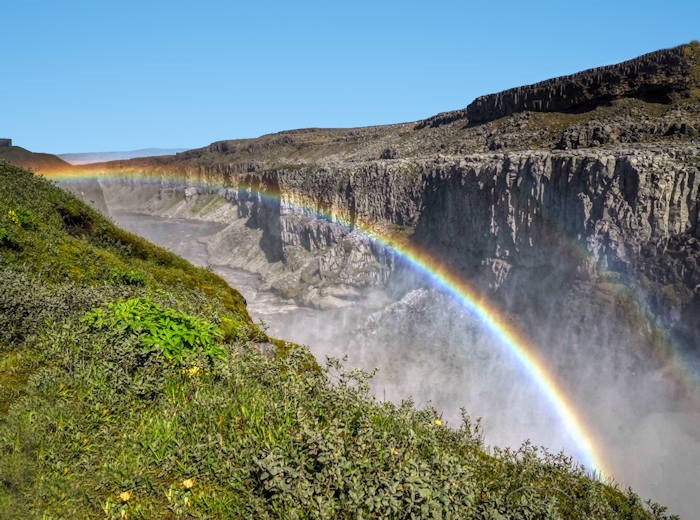 arcobaleno cascata Dettifoss