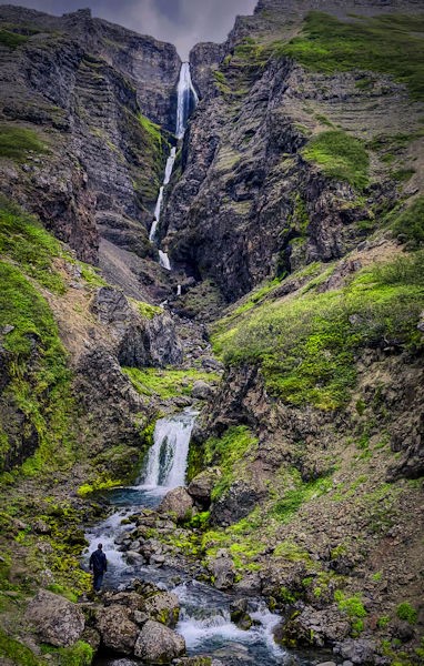 la cascata principale di Valagil