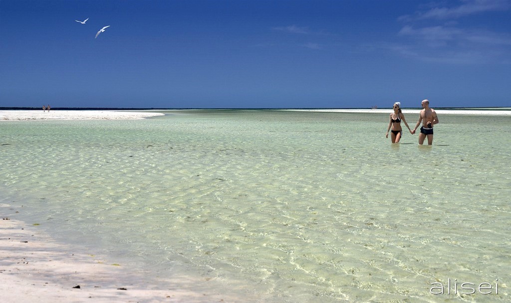 Lagune di acqua calma e calda Jacaranda beach