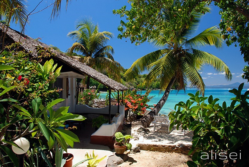 spendida posizione dei bungalow da remo e berenice nosy komba