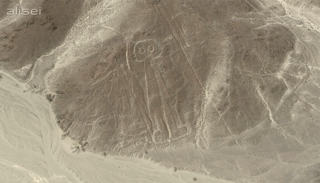linee di nasca perù, astronauta
