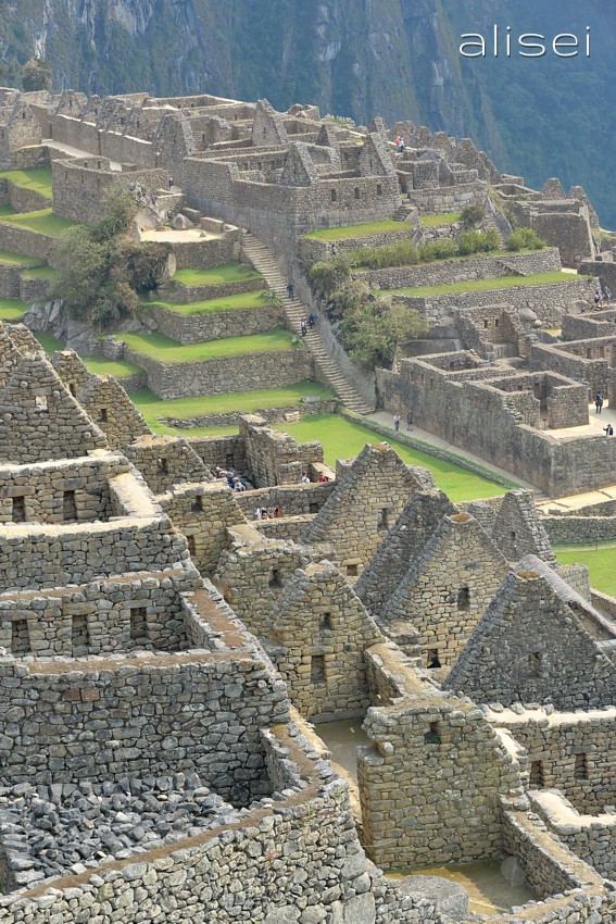 scorcio sulle abitazioni machu picchu