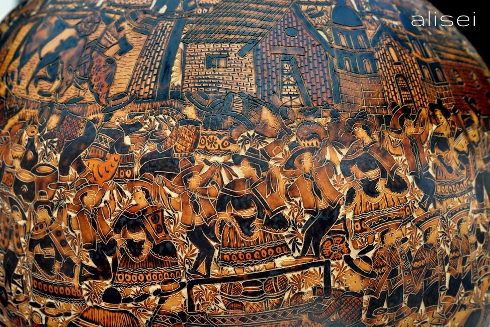 museo lima, vaso lavorato