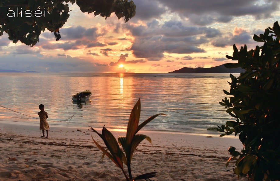 Tramonto da Anse La Rèunion