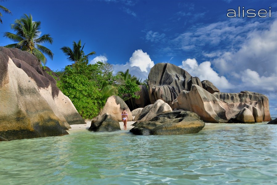 Un angolo di Anse Source d'Argent