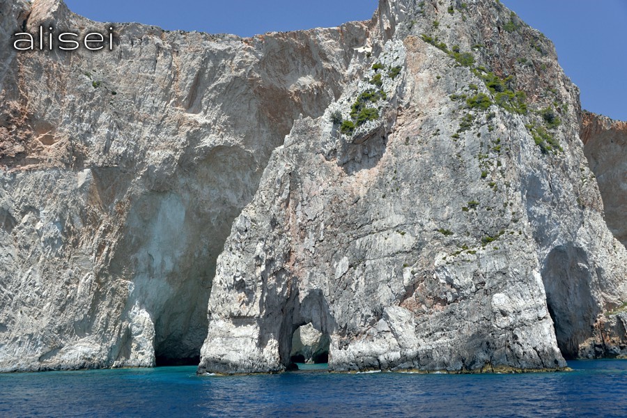 Insenature della costa ovest Zante