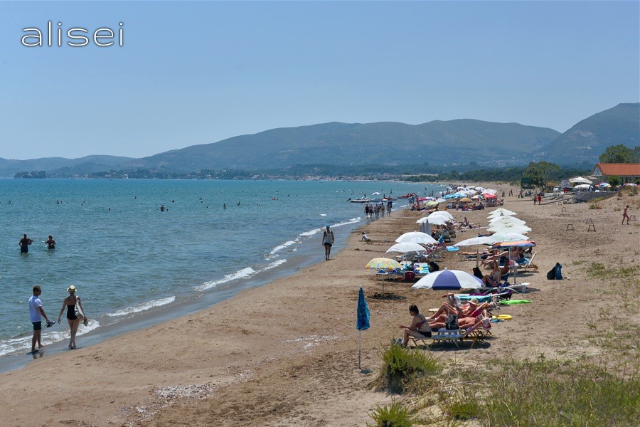 Kalamaki, spiaggia verso ovest