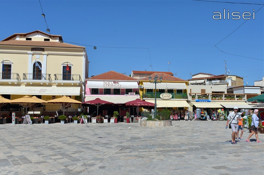Zante città, piazza centrale