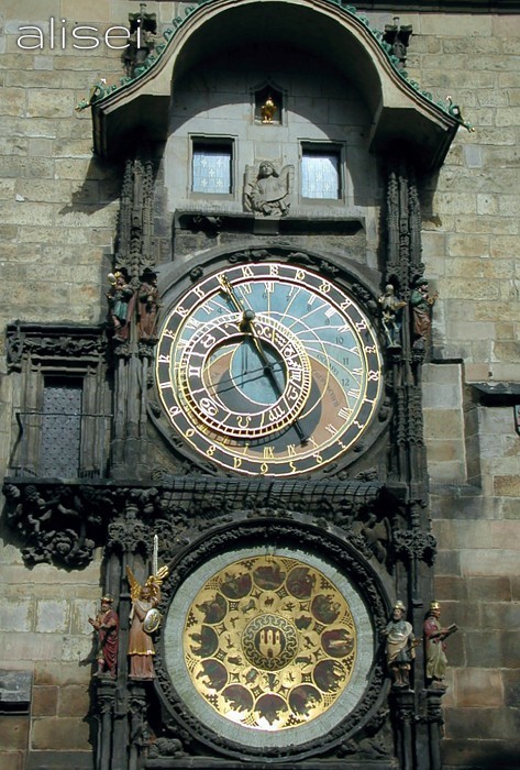 orologio astronomico torre del municipio Praga