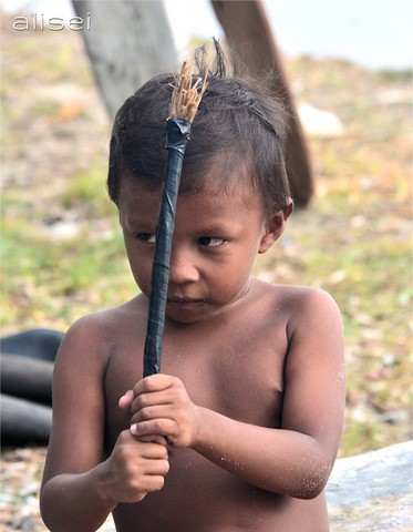 bambina Kuna delle San Blas