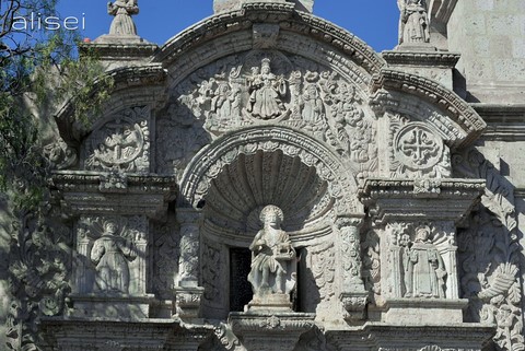 portale delal chiesa San Givanni Battista Arequipa