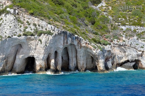 Zante, grotte marine 