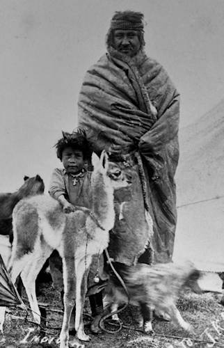 Tehuelche — ritratto di un cacique della Patagonia