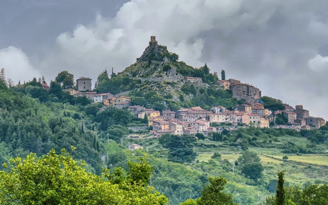panoramica di Campiglia d'Orcia