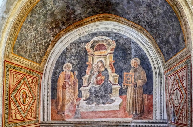 affresco pieve san nicola capalbio