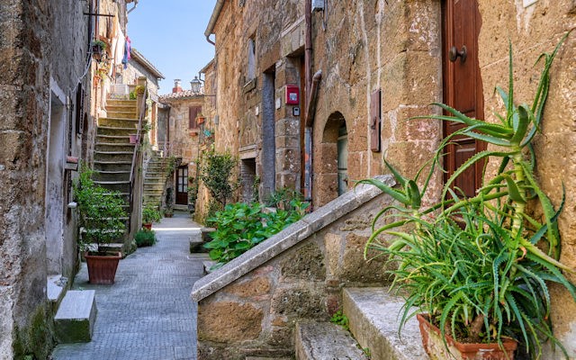 un angolo del borgo di Pitignano