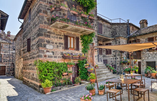 piazza del teatro Radicofani