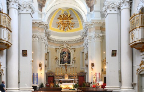 Interno del Santuario di S. Maria Goretti