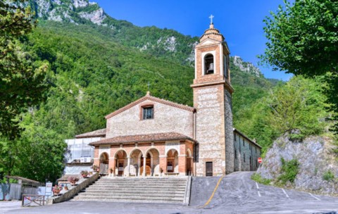 La chiesa del Santuario dell'Ambro