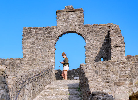 Accesso ai camminamenti di ronda del Castello del Piagnaro