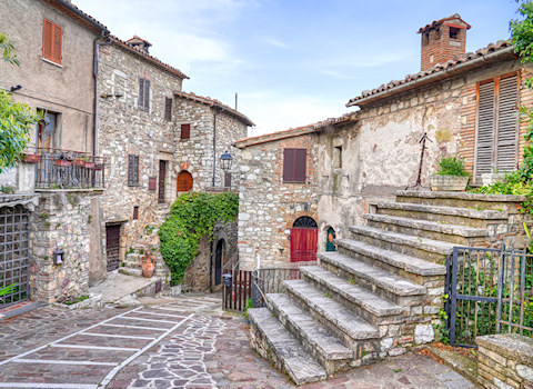 Un angolo caratteristico del borgo